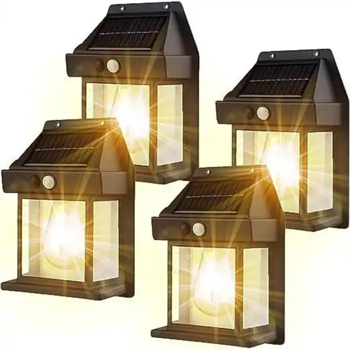 2026 Model YENİ Suya Dayanıklı Harekete Duyarlı Güneş Enerjili Solar LED Dış Mekan Bahçe Lambası (4)