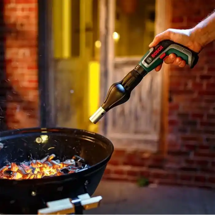 Bosch Home and Garden Akülü Vidalama IXO için Mangal Üfleme Aparatı Yeşil