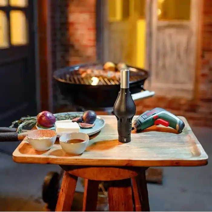 Bosch Home and Garden Akülü Vidalama IXO için Mangal Üfleme Aparatı Yeşil