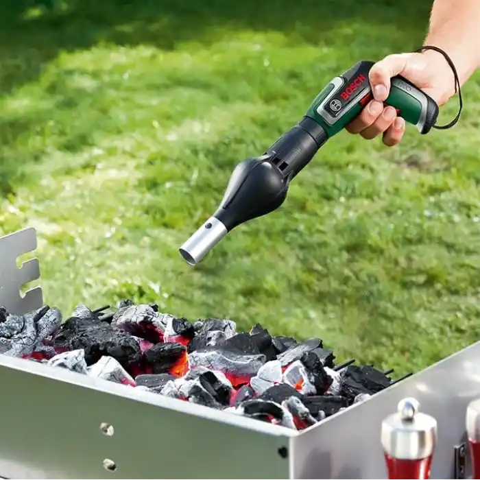 Bosch Home and Garden Akülü Vidalama IXO için Mangal Üfleme Aparatı Yeşil