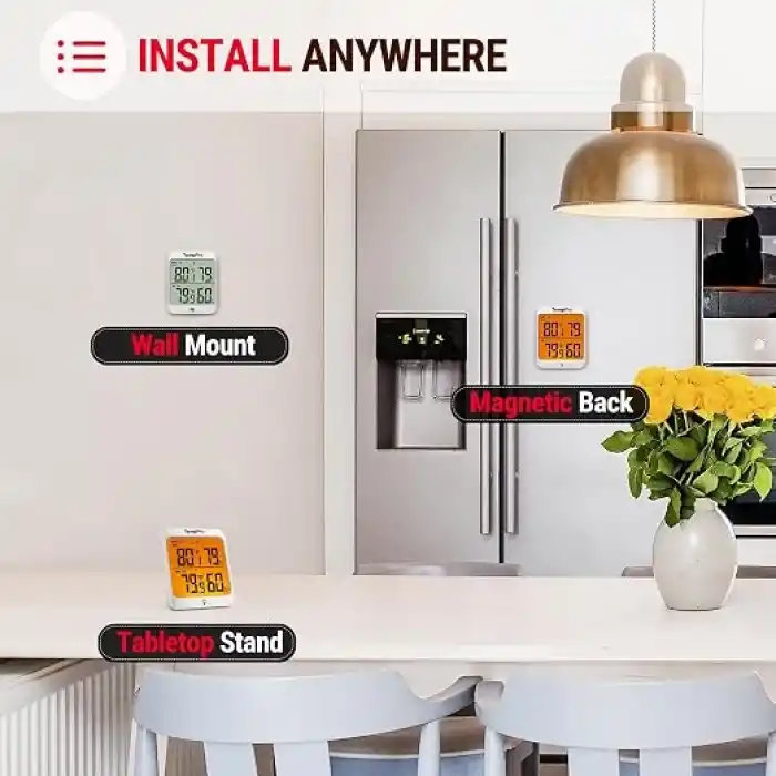 ThermoPro TP63C İç ve Dış Mekan (Sensörlü) Dijital Sıcaklık ve Nem Ölçer