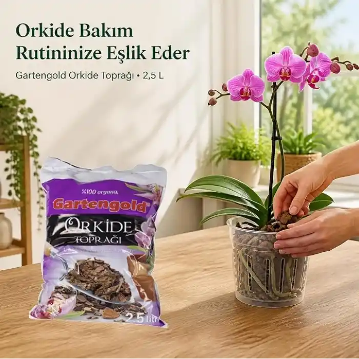 Gartengold Orkide Toprağı 2,5 Lt