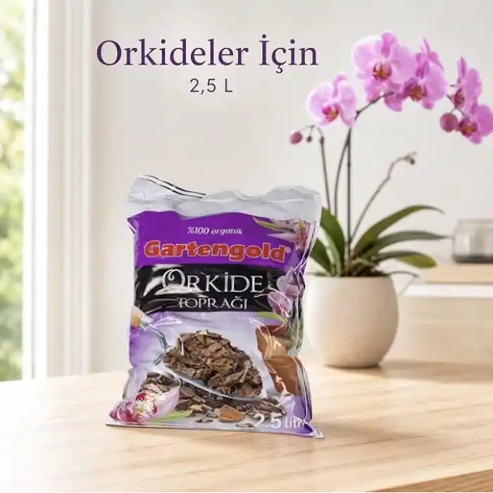 Gartengold Orkide Toprağı 2,5 Lt