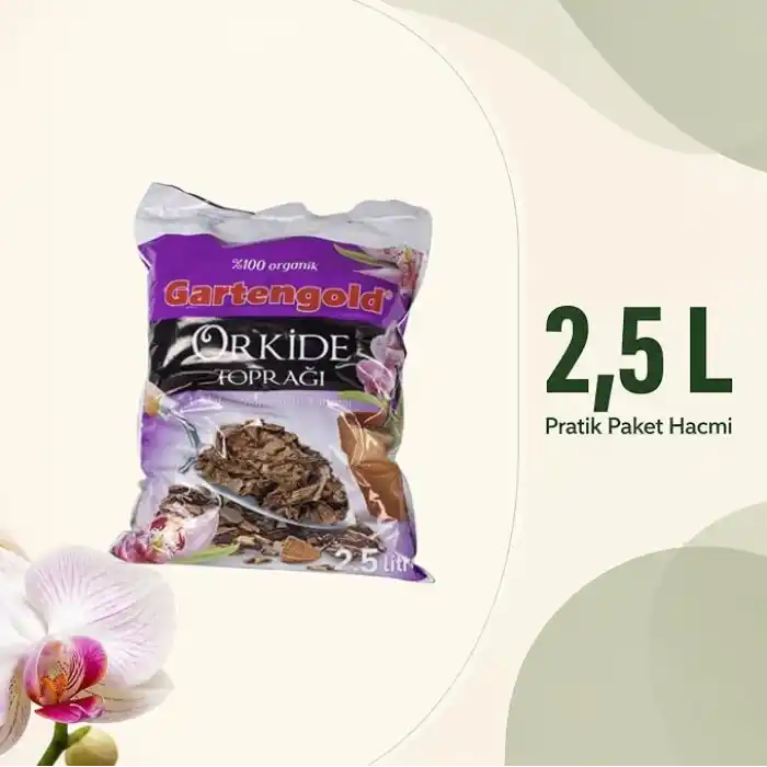 Gartengold Orkide Toprağı 2,5 Lt