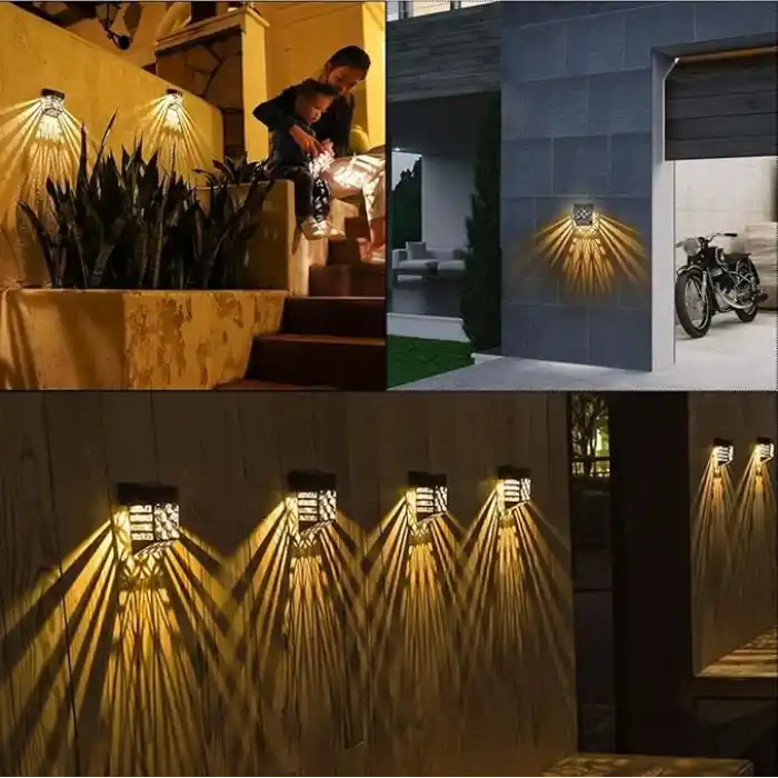 Greentech Güneş Enerjili Duvar ve Çit LED Aydınlatma 4 Adet/GT-SL22