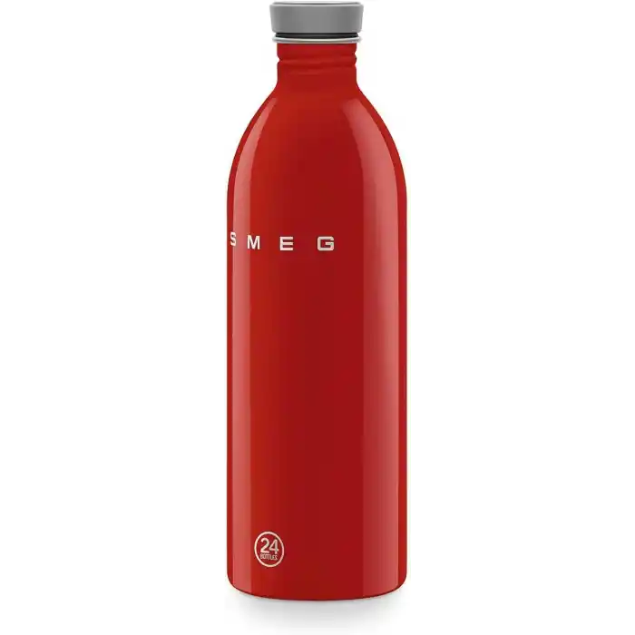SMEG Urban Bottle Glossy Red Matara 1L Water Bottle