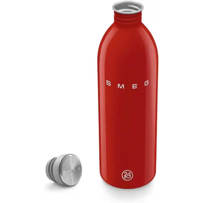 SMEG Urban Bottle Glossy Red Matara 1L Water Bottle