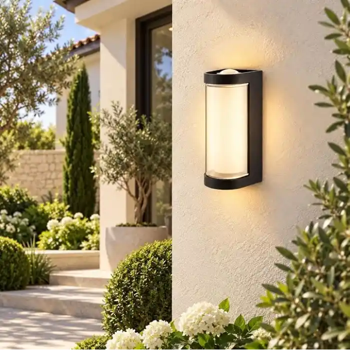 Lara 9W LED Dış Mekan Duvar Apliği – 3200K Gün Işığı, 830 Lümen, IP44, 220V, Bahçe Balkon ve Cephe Aydınlatma
