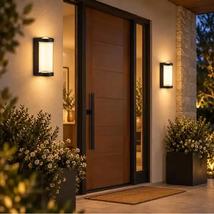 Lara 9W LED Dış Mekan Duvar Apliği – 3200K Gün Işığı, 830 Lümen, IP44, 220V, Bahçe Balkon ve Cephe Aydınlatma