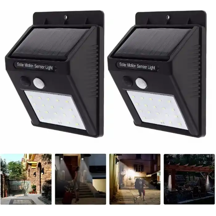 Solar Light Güneş Enerjili 20 Ledli Bahçe Aydınlatma