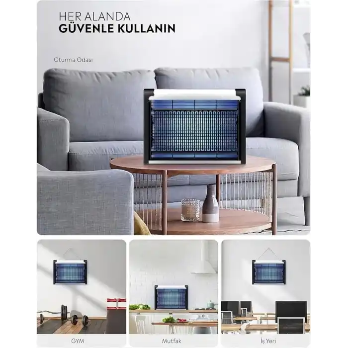 Babilden Elektrikli Sinek Öldürücü Cihaz – Sessiz ve Etkili Koruma (AQM01)