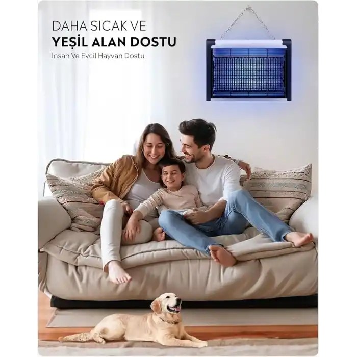 Babilden Elektrikli Sinek Öldürücü Cihaz – Sessiz ve Etkili Koruma (AQM01)