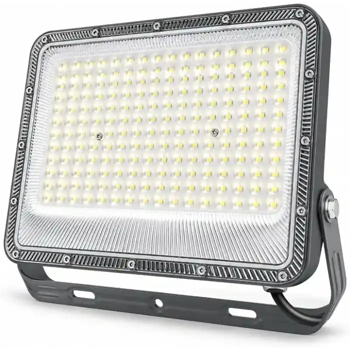Ecolite Ecovision Slim Floodlight 220V Elektrik Bağlantılı 150W LED Projektör – 13000 Lümen, 6500K Beyaz Işık, IP66 Su ve Toz Korumalı, 220-240V Dış Mekan Aydınlatma
