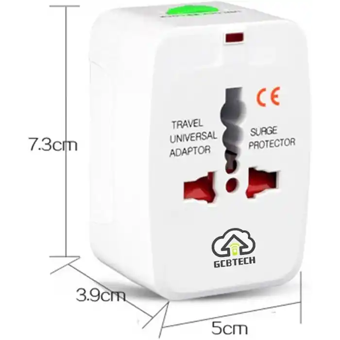 Universal seyahat fişi (150 ülkeler) Weltreise fiş/Seyahat Adaptörü/Power Charger Plug/All in One Universal World Travel adaptörü EU US UK AU China (Beyaz)