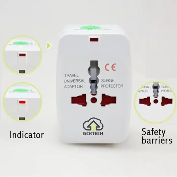Universal seyahat fişi (150 ülkeler) Weltreise fiş/Seyahat Adaptörü/Power Charger Plug/All in One Universal World Travel adaptörü EU US UK AU China (Beyaz)