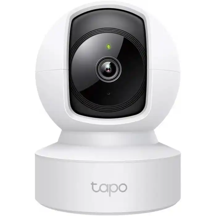 Tapo C212, 2K 3MP İç Mekan Wi-Fi/Ethernet Güvenlik Kamerası, Kişi Tespit ve Hareket Takibi, 360°, Gelişmiş Gece Görüşü, Çift Yönlü Sesli İletişim, Bulut/Yerel Depolama, Bebek Ağlaması Tespiti