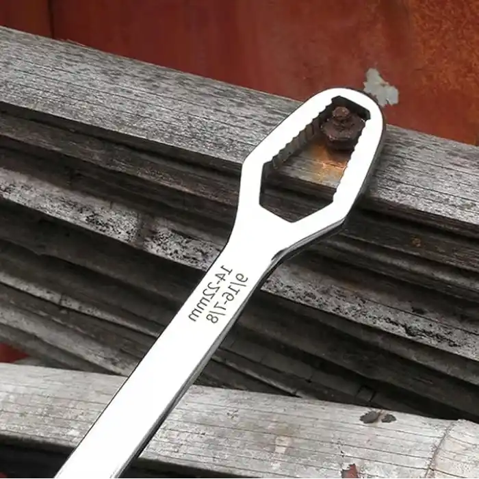 AEE® Evrensel Çift Başlı Tork Anahtar 8–22 mm | Çok Amaçlı Universal Anahtar | Altıgen, Yuvarlak, Profil Somun Uyumlu | Bisiklet, Araba, Ev ve Atölye Kullanımı