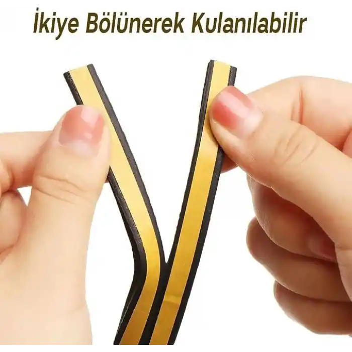 Orret Home Kapı ve Pencere Fitili – 2,80 m x 2 (Toplam 5,6 m) Pimapen İzolasyon Bandı, Soğuk Hava ve Toz Önleyici Yalıtım Fitili, Ses ve Isı Yalıtımı İçin Kendinden Yapışkanlı Conta (Kahverengi)