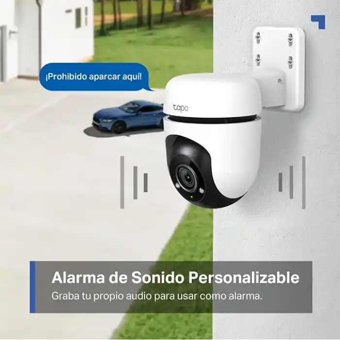 Tapo C500, 1080P Full HD Dış Mekan Wi-Fi Güvenlik Kamerası, Hareket Tespit/Takibi, 360°, IP65 Su Geçirmez, Gece Görüşü, Çift Yönlü Ses, Bulut/Yerel Depolama, Sesli ve Işıklı Alarm