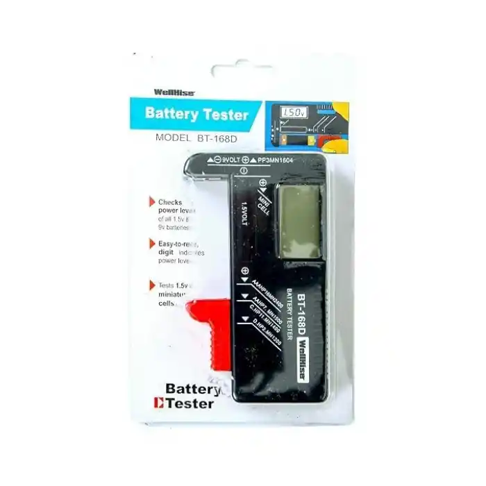 Wellhise BT-168D LCD Dijital Pil Test Cihazı