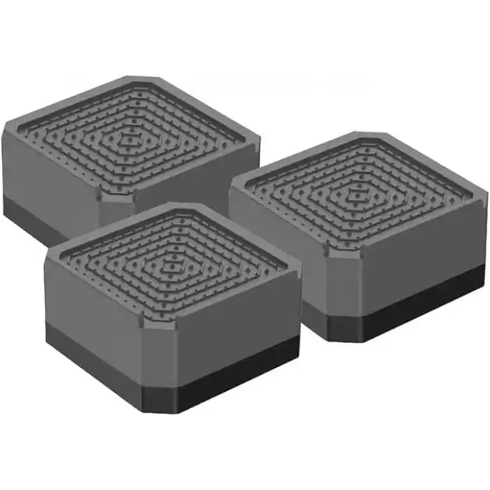 TİNEKE Robot Süpürge Mobilya Ayağı Ve Dolap Yükseltici Ayak Kaydırmaz Ve Yükseltici 4 Lü GRİ KARE (4 CM)