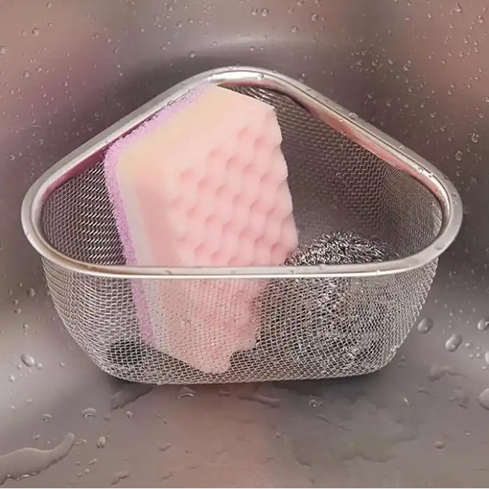 Deconox Paslanmaz Çelik Ayaklı Lavabo Çöp Süzgeci 18x13x10 Cm | Paslanmaz Çelik Ayaklı Lavabo Çöp Süzgeci - Hijyenik ve Pratik Çöp Süzme Çözümü!