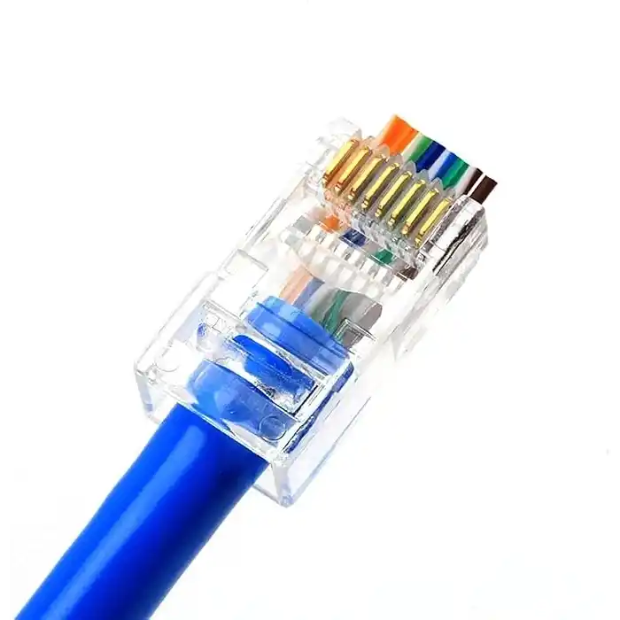 Alfais 4381 Yeni Nesil Delikli Cat6 Rj45 Konnektör Utp Jack (100 Adet)