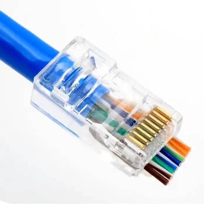 Alfais 4381 Yeni Nesil Delikli Cat6 Rj45 Konnektör Utp Jack (100 Adet)