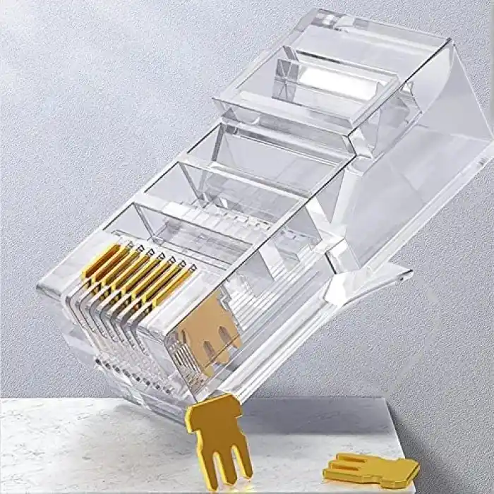 Alfais 4381 Yeni Nesil Delikli Cat6 Rj45 Konnektör Utp Jack (100 Adet)