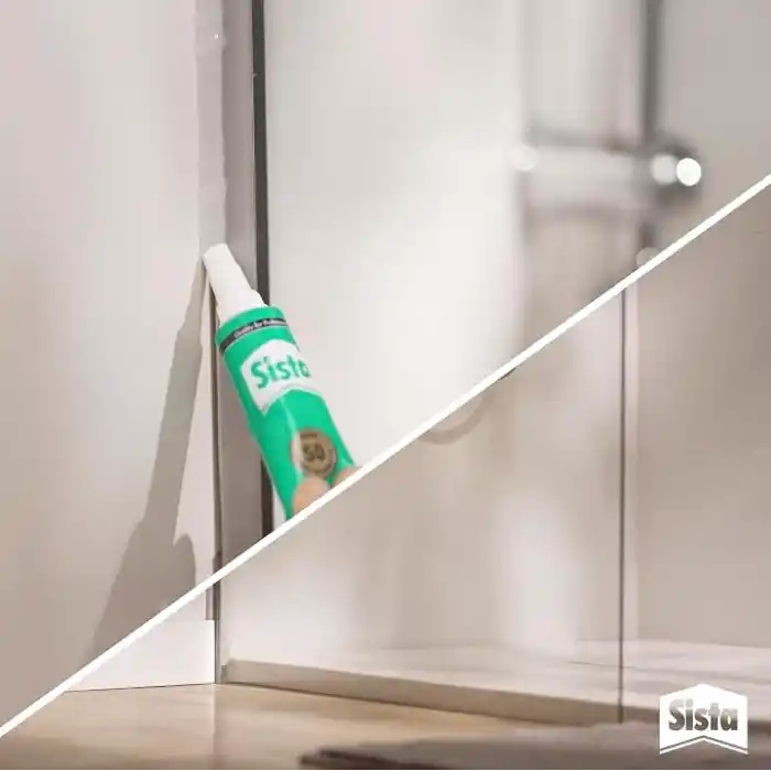 Sista Universal Silikon, Üstün kalite %100 Şeffaf Silikon, Mutfak, Banyo ve Pencereler İçin Hızlı Kuruyan Dolgu Macunu, Sararma ve Küflenme Yapmaz, 50 gr Tüp