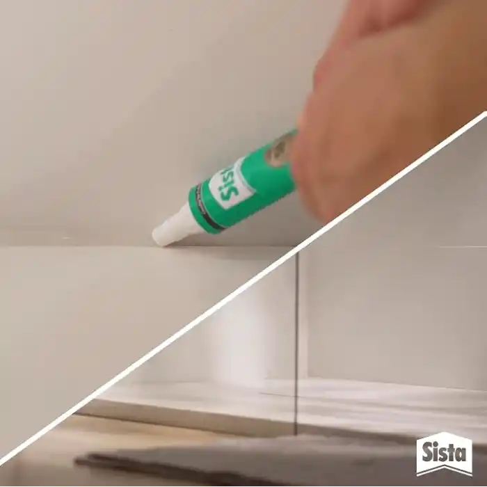 Sista Universal Silikon, Üstün kalite %100 Şeffaf Silikon, Mutfak, Banyo ve Pencereler İçin Hızlı Kuruyan Dolgu Macunu, Sararma ve Küflenme Yapmaz, 50 gr Tüp