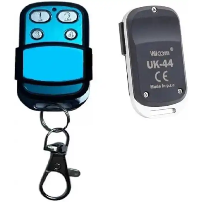 KG GARAJ KUMANDASI WİCOM UK44 - 4 TUŞLU 433MHZ (KODLANABİLİR VE KOPLAYANABİLİR KUMANDA)