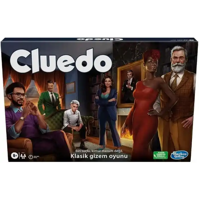 Cluedo Kutu Oyunu, 2-6 Oyuncu İçin Yeniden Tasarlanmış Cluedo Oyunu, Gizem Çözme Oyunları, Dedektiflik Oyunları, Çocuklar ve Yetişkinler İçin Aile Oyunları