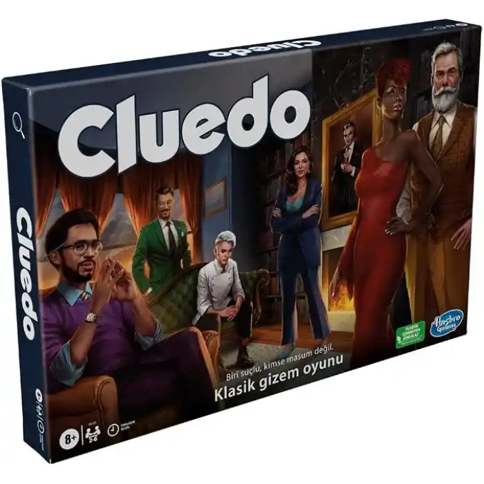 Cluedo Kutu Oyunu, 2-6 Oyuncu İçin Yeniden Tasarlanmış Cluedo Oyunu, Gizem Çözme Oyunları, Dedektiflik Oyunları, Çocuklar ve Yetişkinler İçin Aile Oyunları