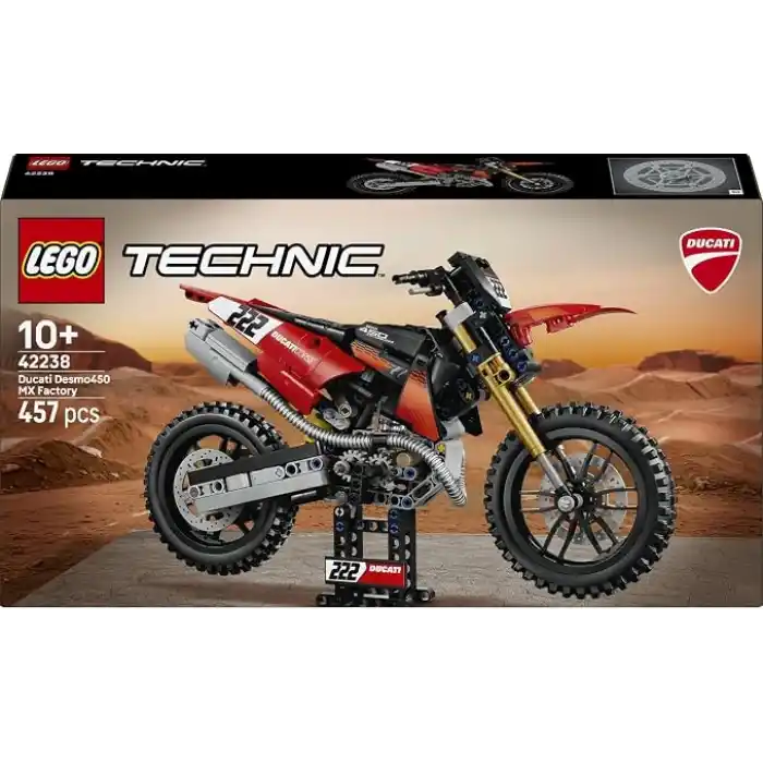 LEGO Technic Ducati Desmo450 MX Factory Motosiklet 42238