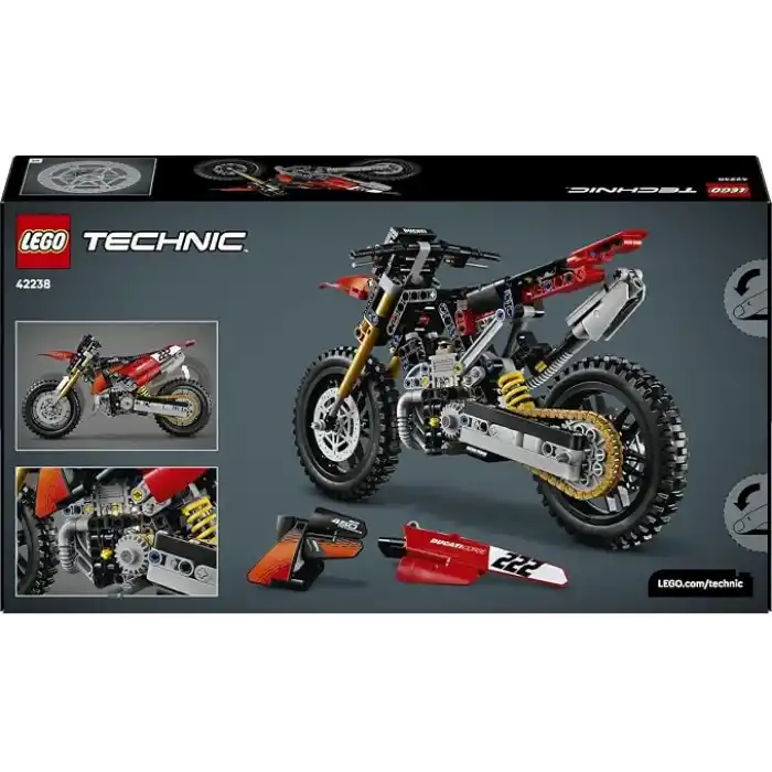 LEGO Technic Ducati Desmo450 MX Factory Motosiklet 42238