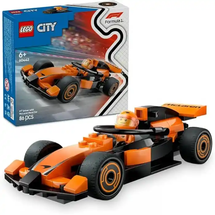 LEGO City McLaren Yarış Arabalı F1 Sürücüsü 60442