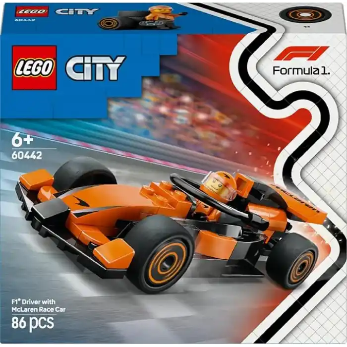 LEGO City McLaren Yarış Arabalı F1 Sürücüsü 60442