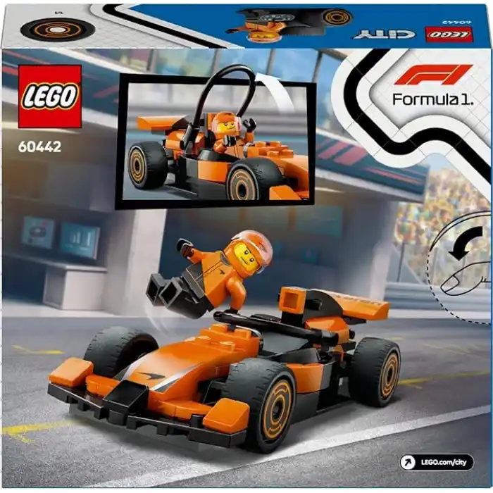 LEGO City McLaren Yarış Arabalı F1 Sürücüsü 60442