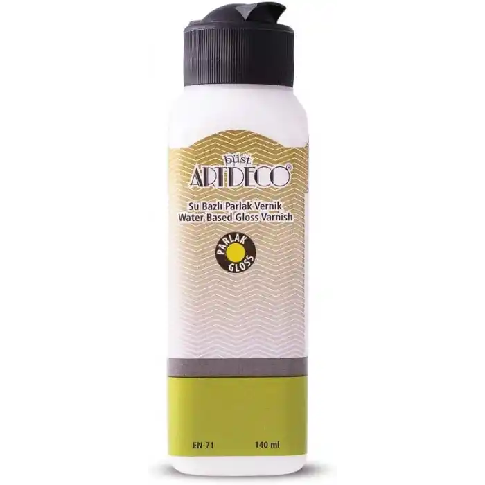 Artdeco Su Bazlı Parlak Vernik, 140ml