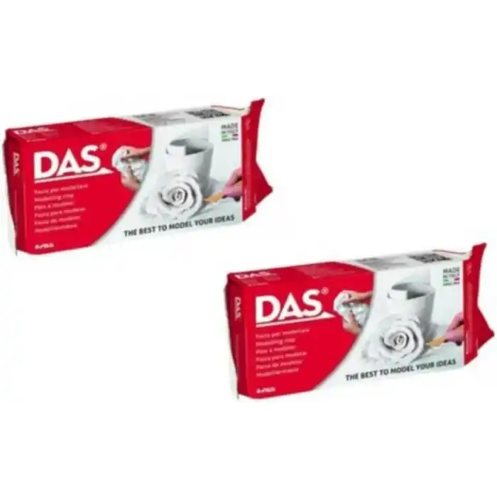 Das-Seramik Kil Hamuru 2x500 Gr. Beyaz