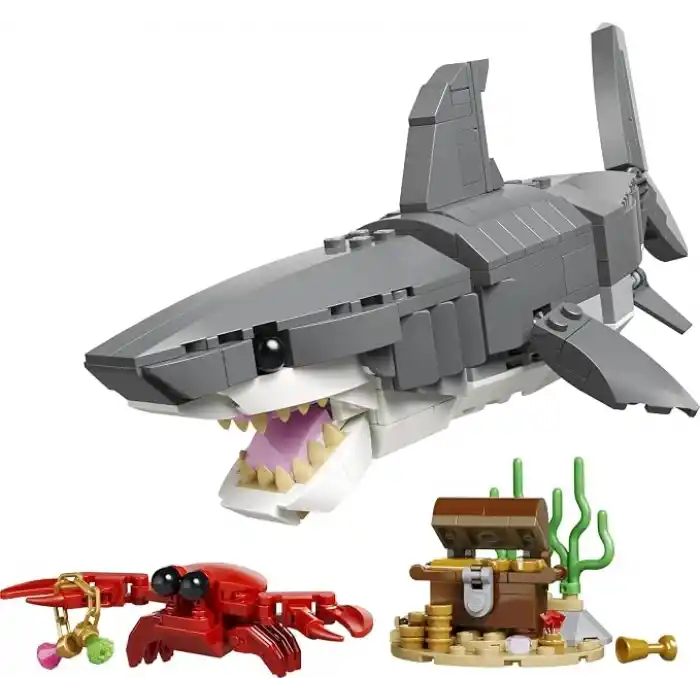 LEGO Creator Acımasız Köpek Balığı ile Hazine Sandığı 31381