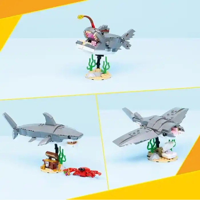 LEGO Creator Acımasız Köpek Balığı ile Hazine Sandığı 31381