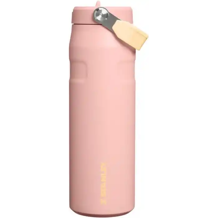 Stanley Buz Akışı Bottle Flip Straw 2.0 Pipetli Termos Bardak 0.7L Şeftali Gülü, 10112830511