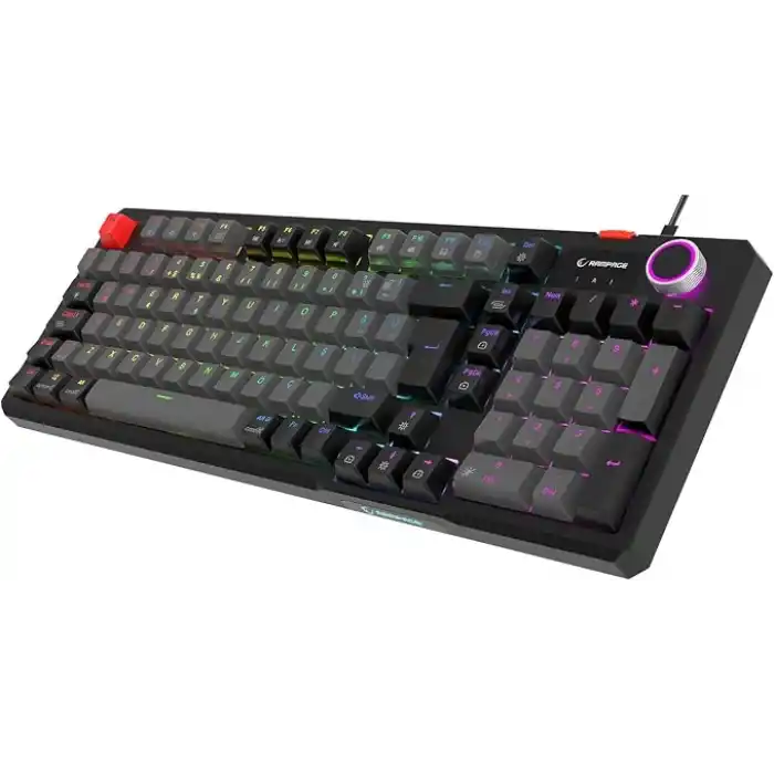 Rampage LOYAL USB Hot Swap RGB Red Switch Mekanik Gaming Oyuncu Klavye
