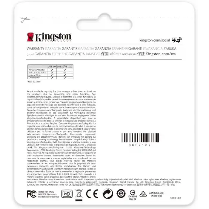 Kingston DataTraveler Exodia M DTXM/128GB USB 3.2 Gen 1 - birden fazla renkte esnek kapaklı