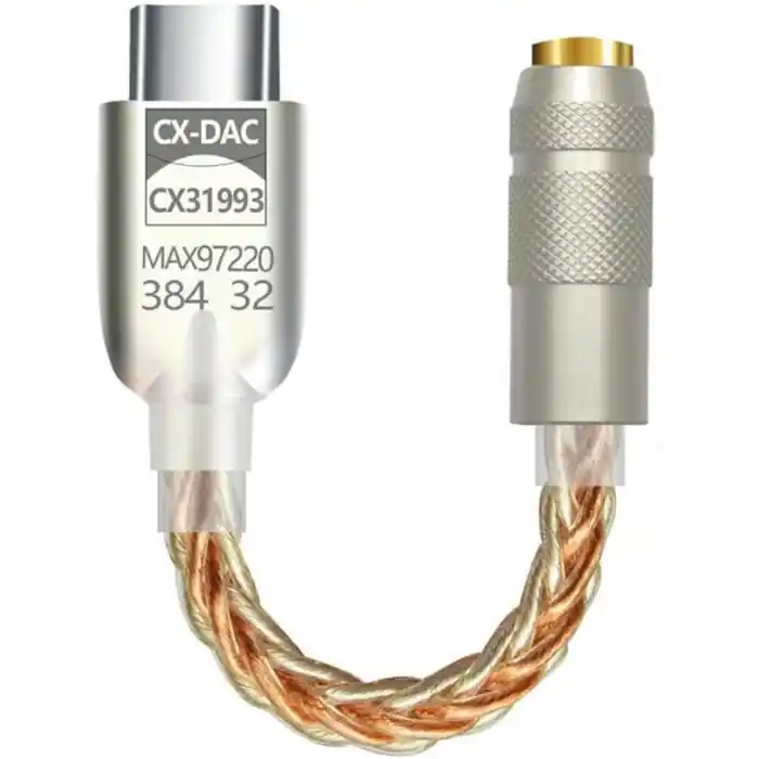 Klasse Type-C - 3.5 CX31993 MAX97220 Çip HiFi DAC Ses Kartı Kulaklık Kablosu (USB başlık)