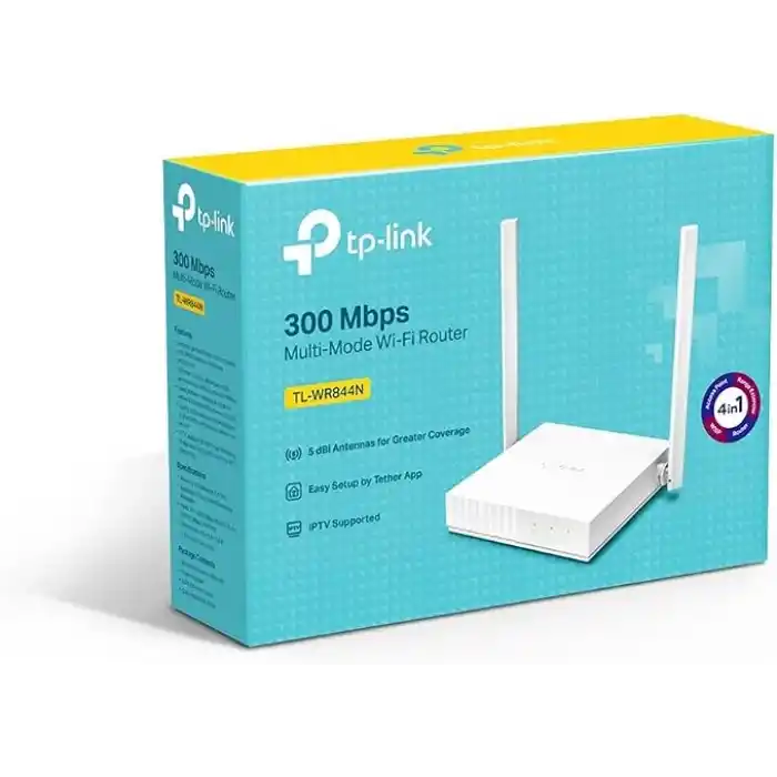TP-Link TL-WR844N, 300 Mbps Wi-Fi Router, Ebeveyn Denetimleri, All-in-one( Router, Access Point, Range Extender, WISP) Modları