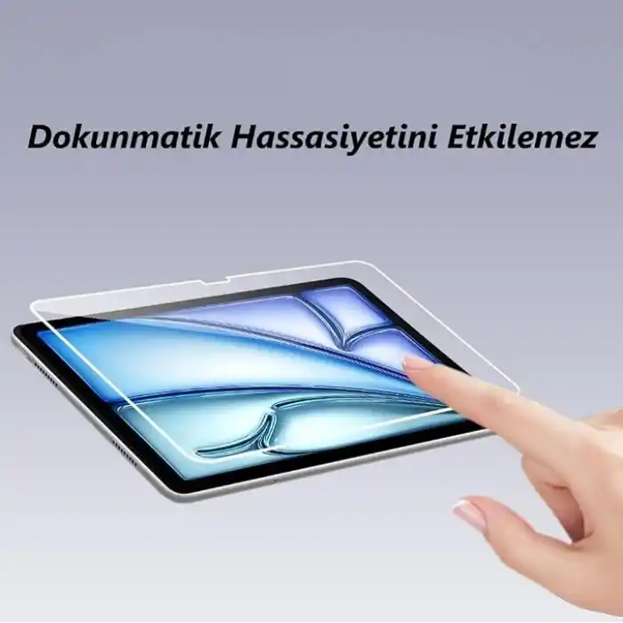 Engo Apple iPad Air 11 İnç İle Uyumlu Mat Ekran Koruyucu 9H Temperli Kırılmaz Esnek Nano Cam, Parmak İzi Bırakmayan Yansıma Ve Parlama Önleyici Koruma M2 M3 M4