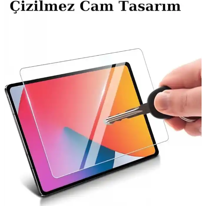 Coverzone Samsung Galaxy Tab S9 Fe / S10 FE / S10 Lite İle Uyumlu Tablet Temperli Cam Ekran Koruyucu Kırılmaz Cam Koruma TBK-01